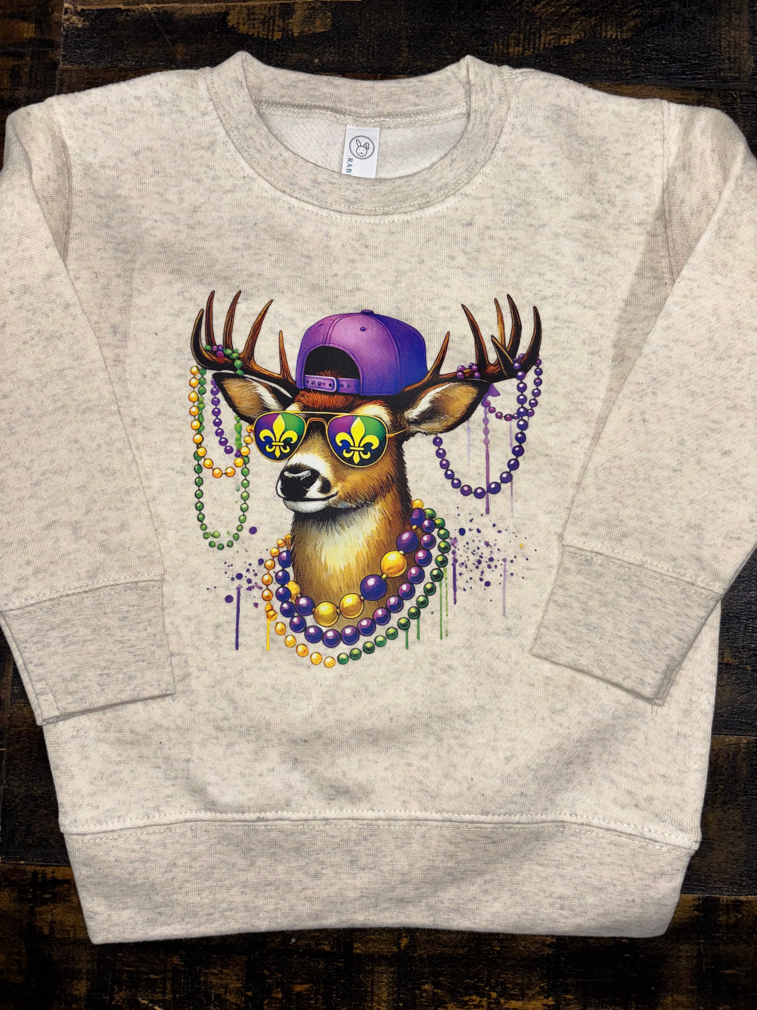Mardi Gras Deer T-Shirt/ Sweatshirt