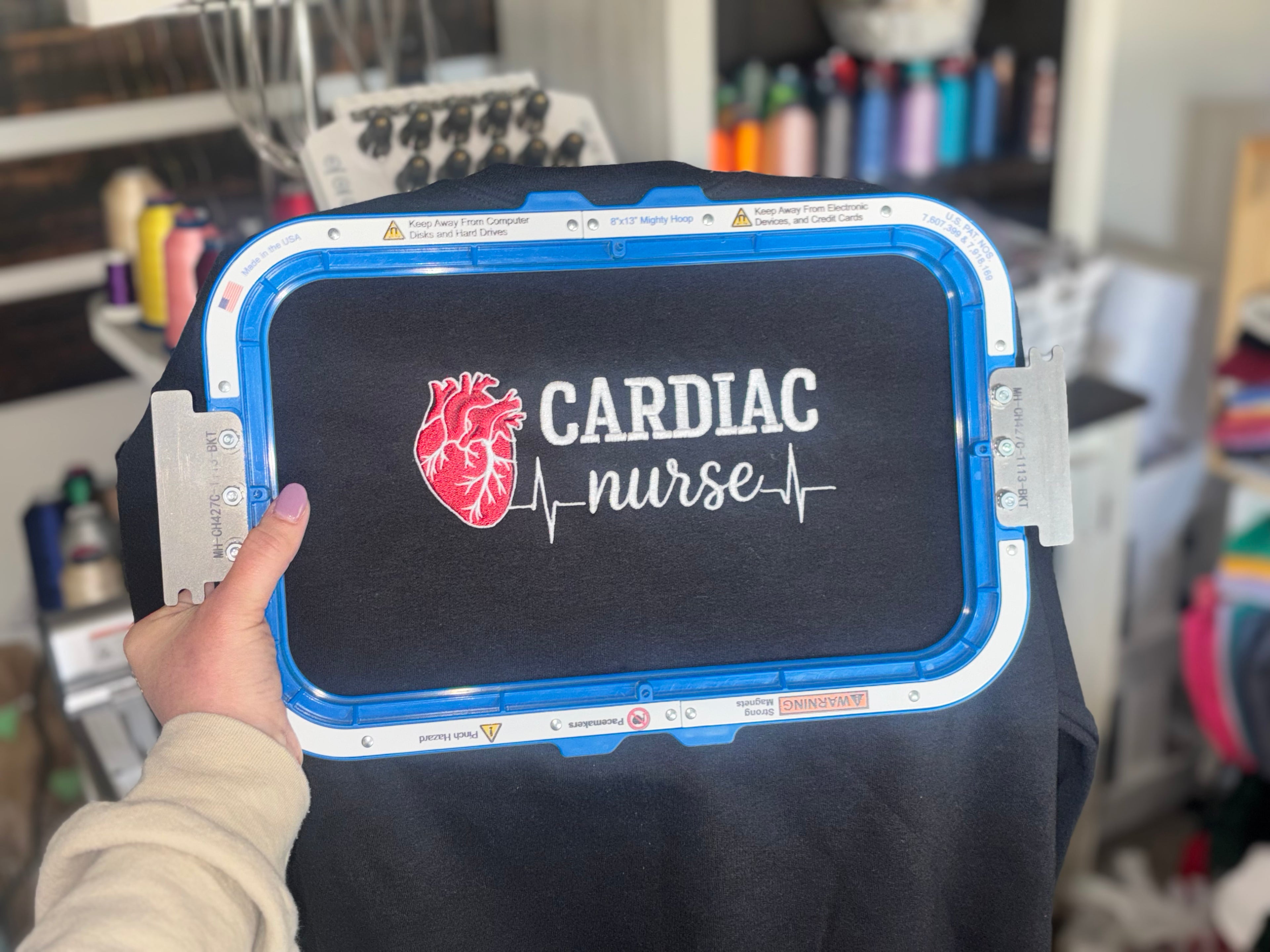 Cardiac Nurse Embroidered Sweatshirt