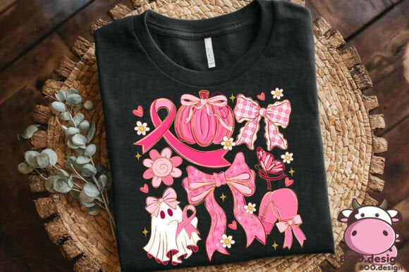 Halloween Breast cancer T-Shirt