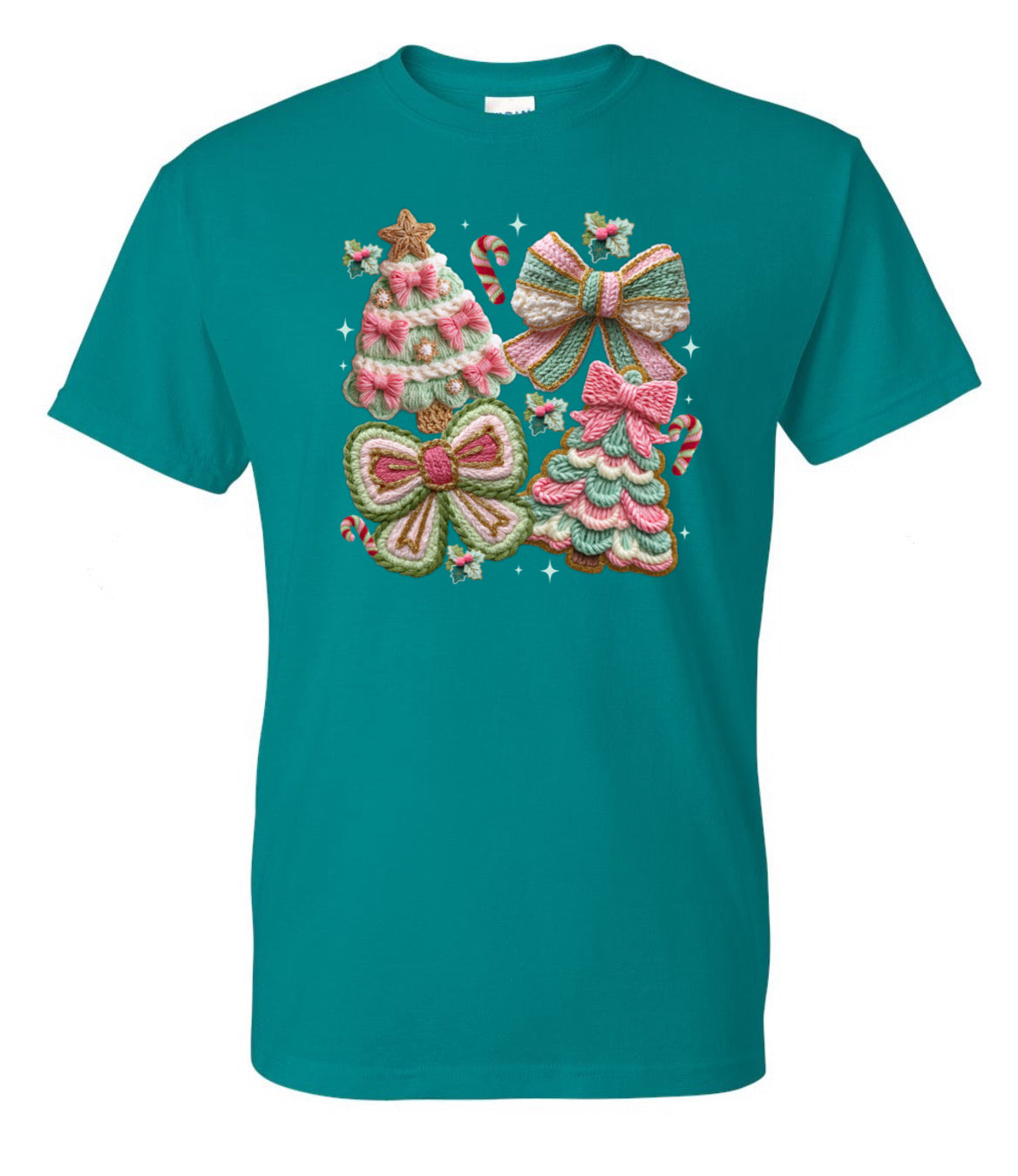 Christmas Faux Yarn T-Shirt
