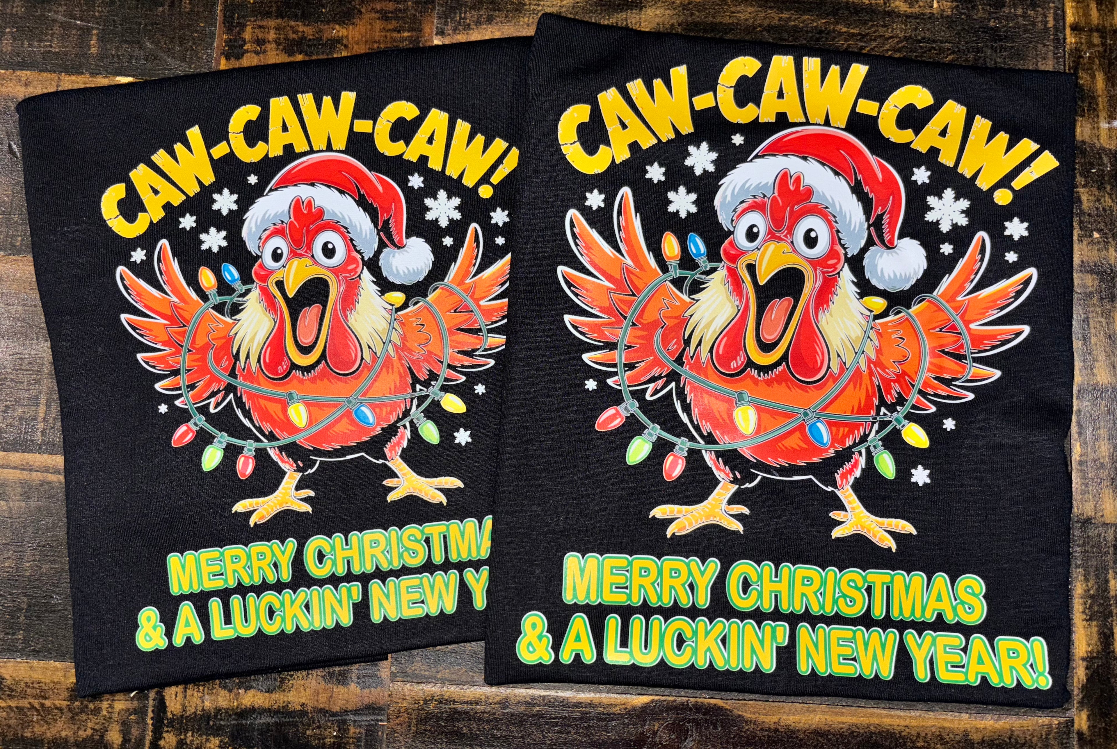 Caw caw Caw Merry Christmas T-Shirt