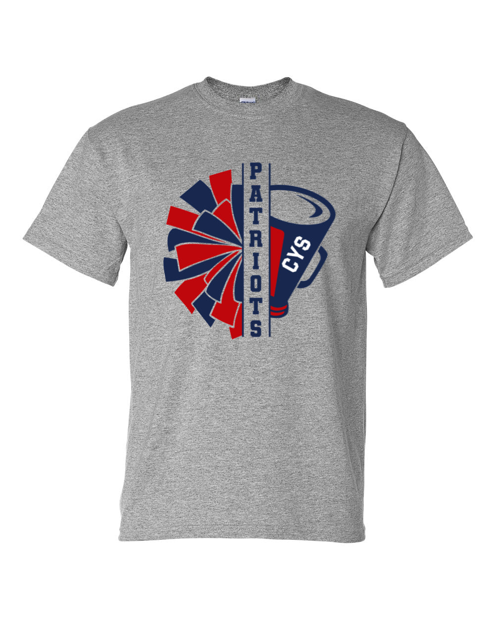 Patriots Cheer with Mega & Pom Poms T-Shirt