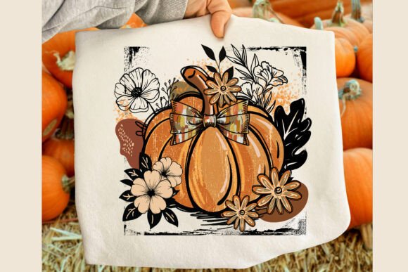 Boho Fall Pumpkin Sweatshirt/T-Shirt