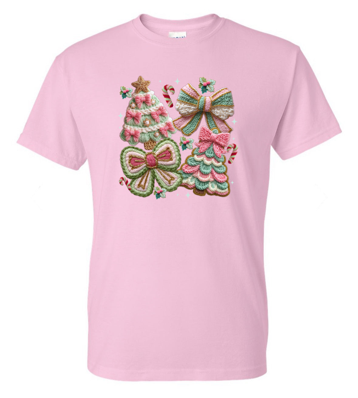 Christmas Faux Yarn T-Shirt