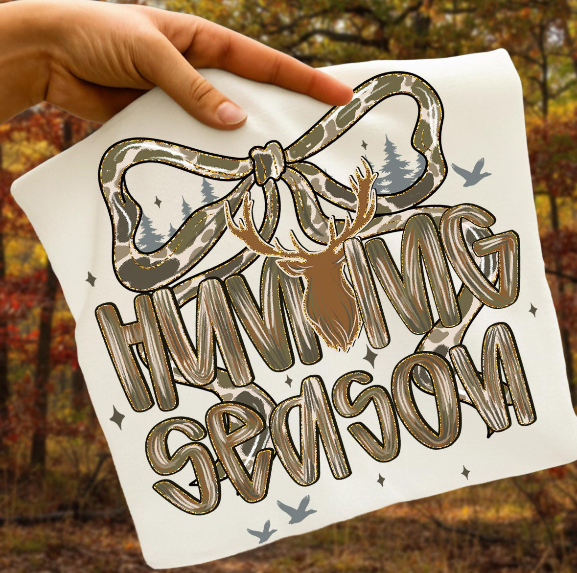 Hunting Season, Deer Antler, Camp bow T-Shirt