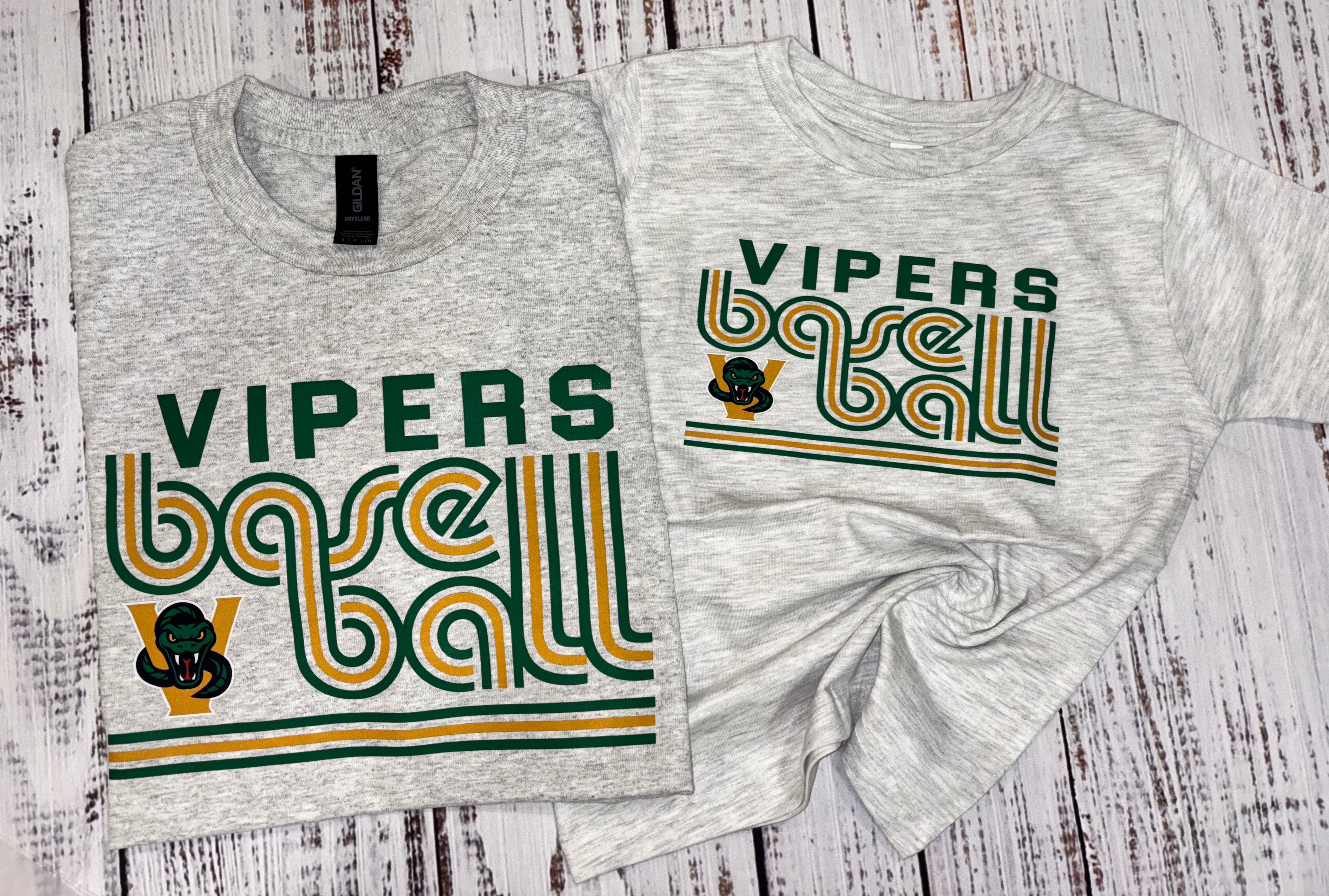 Vipers Baseball Retro