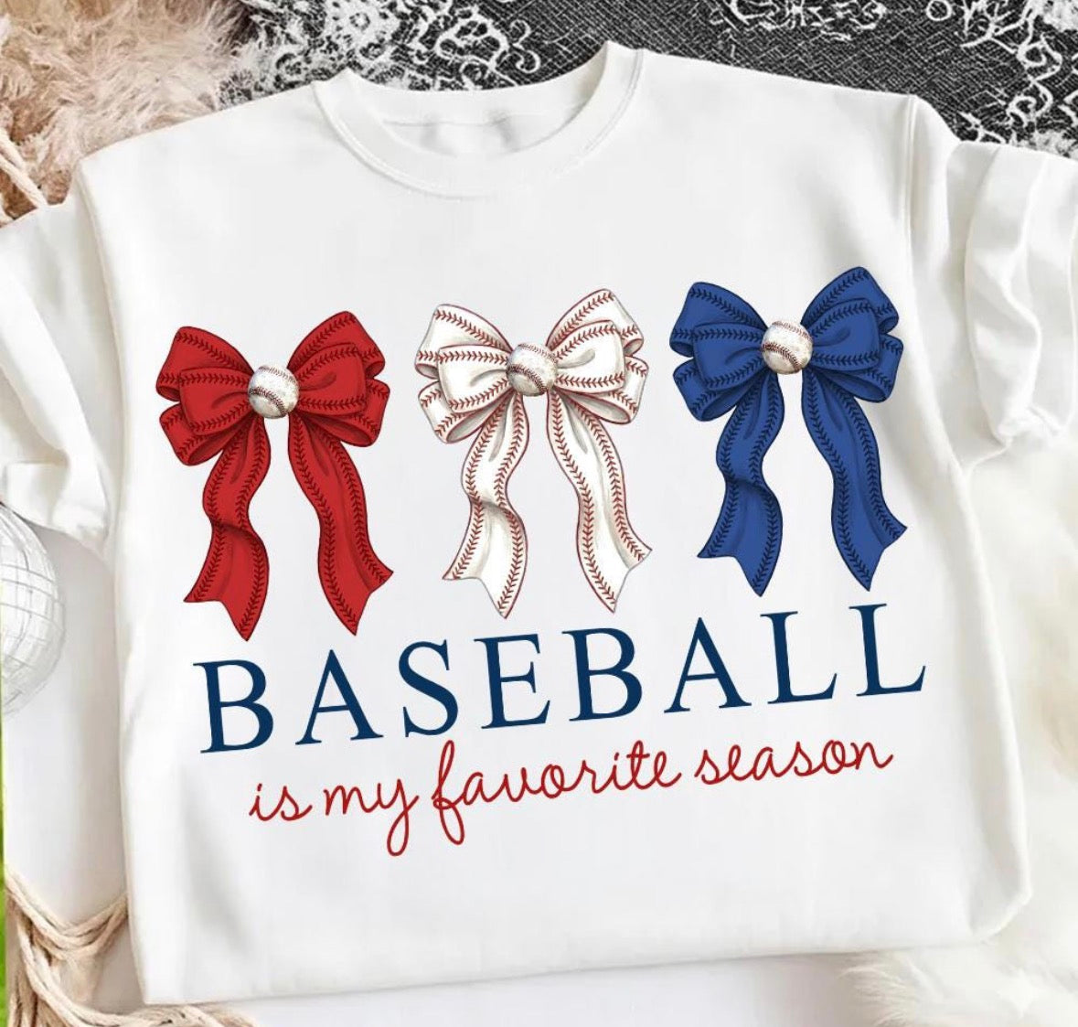 Baseball is my Favorite Season T-Shirt/Razer back tank top
