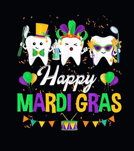 Happy Mardi Gras dental T-Shirt