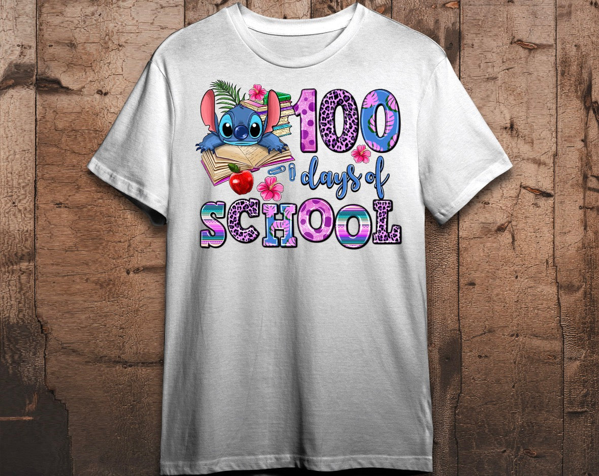 100 days of school stitch T-Shirt