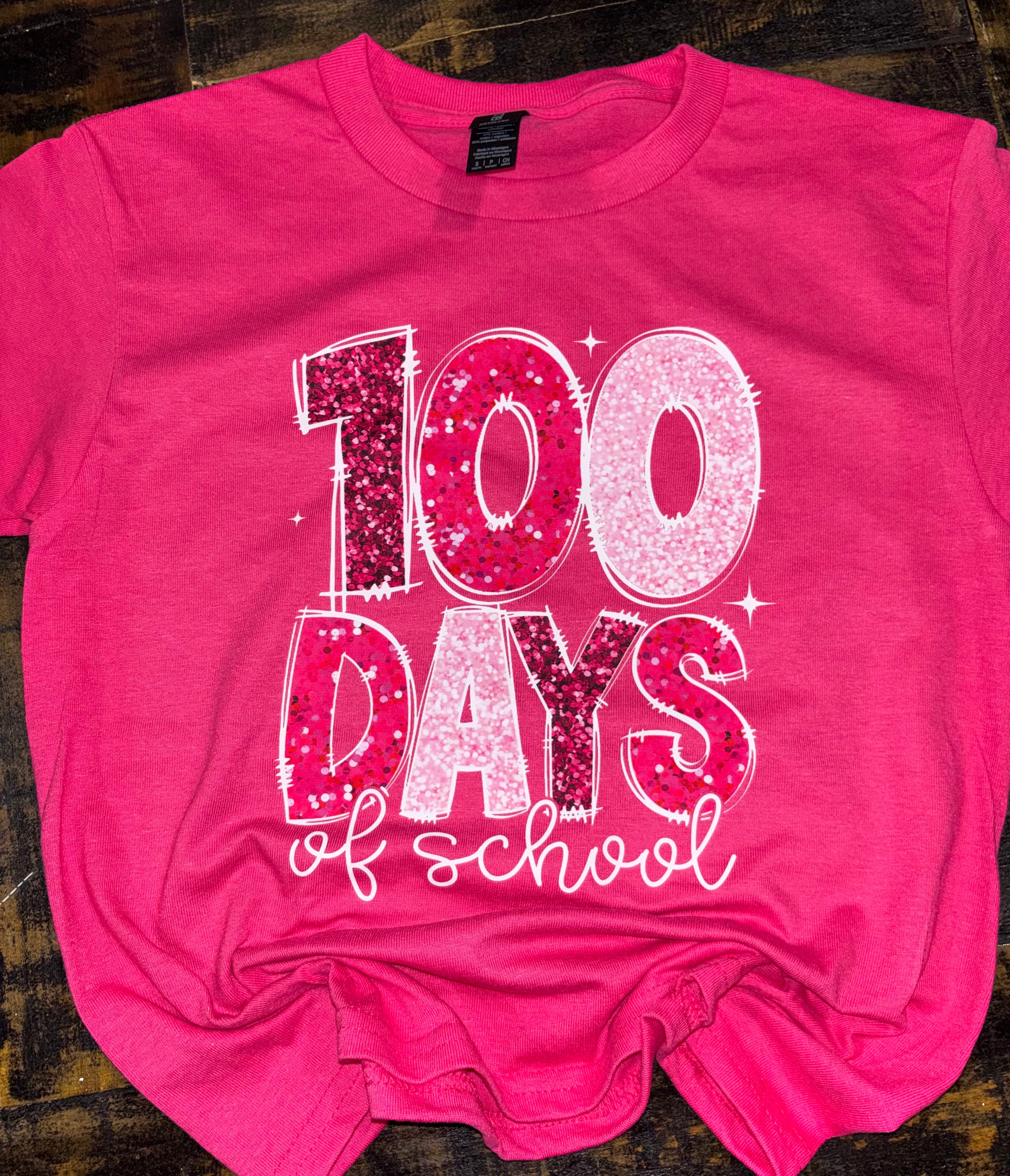 100 days of School Sparkles T-Shirt