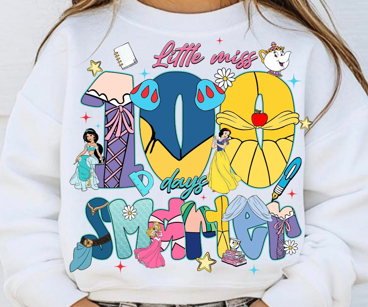 100 days of School Princess T-Shirt