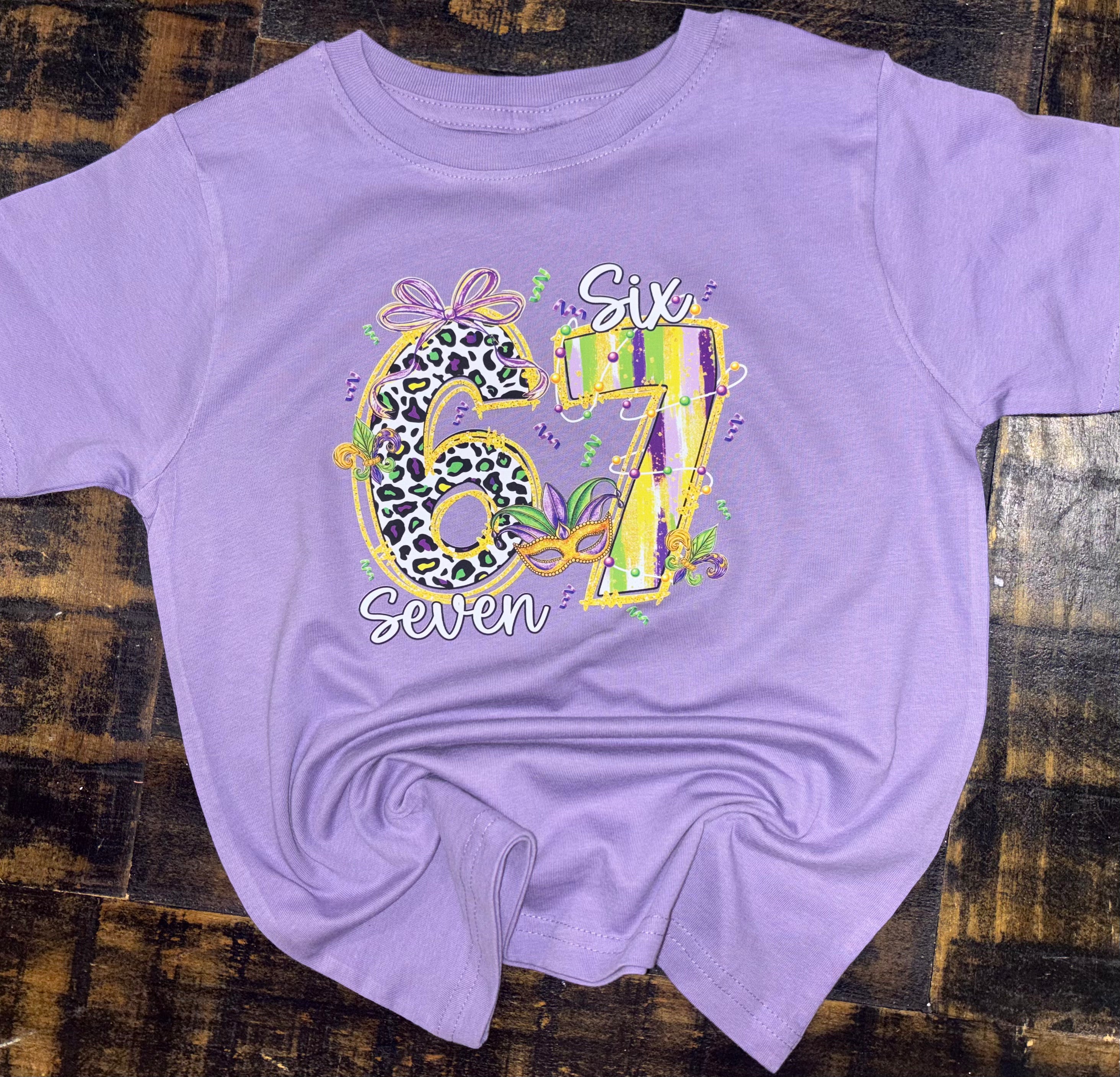 Mardi Gras Six Seven T-Shirt