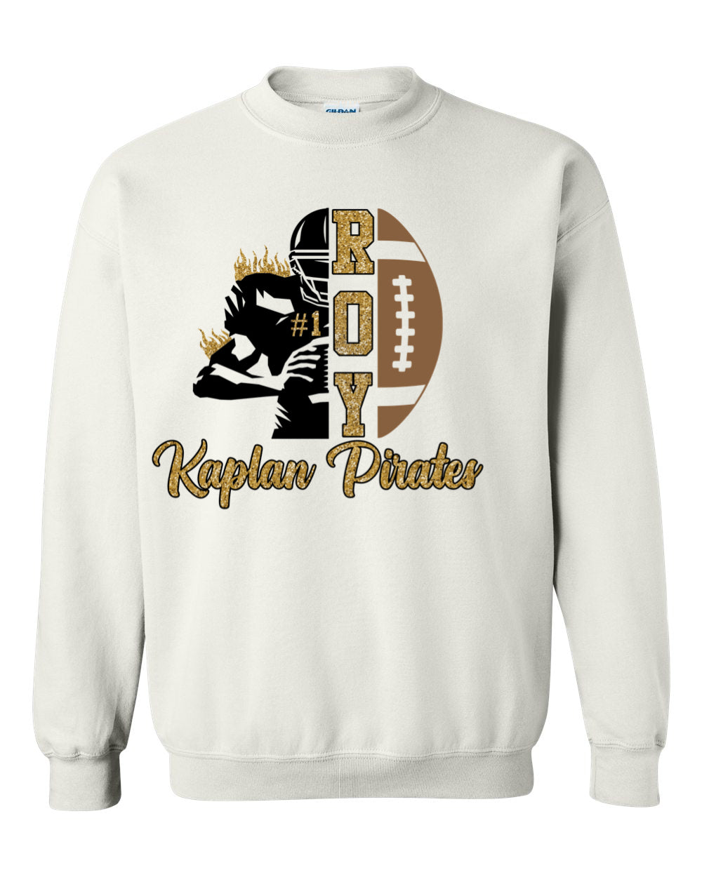 Custom Kaplan Pirates Sweatshirt