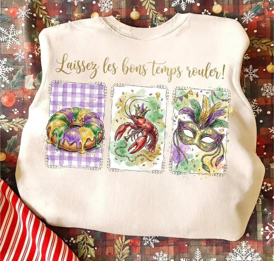 Laissez les Bons Temps Rouler Y-Shirt/ Sweatshirt
